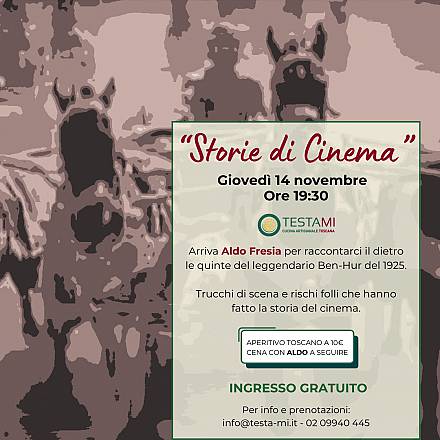 Storie di cinema con aldo fresia